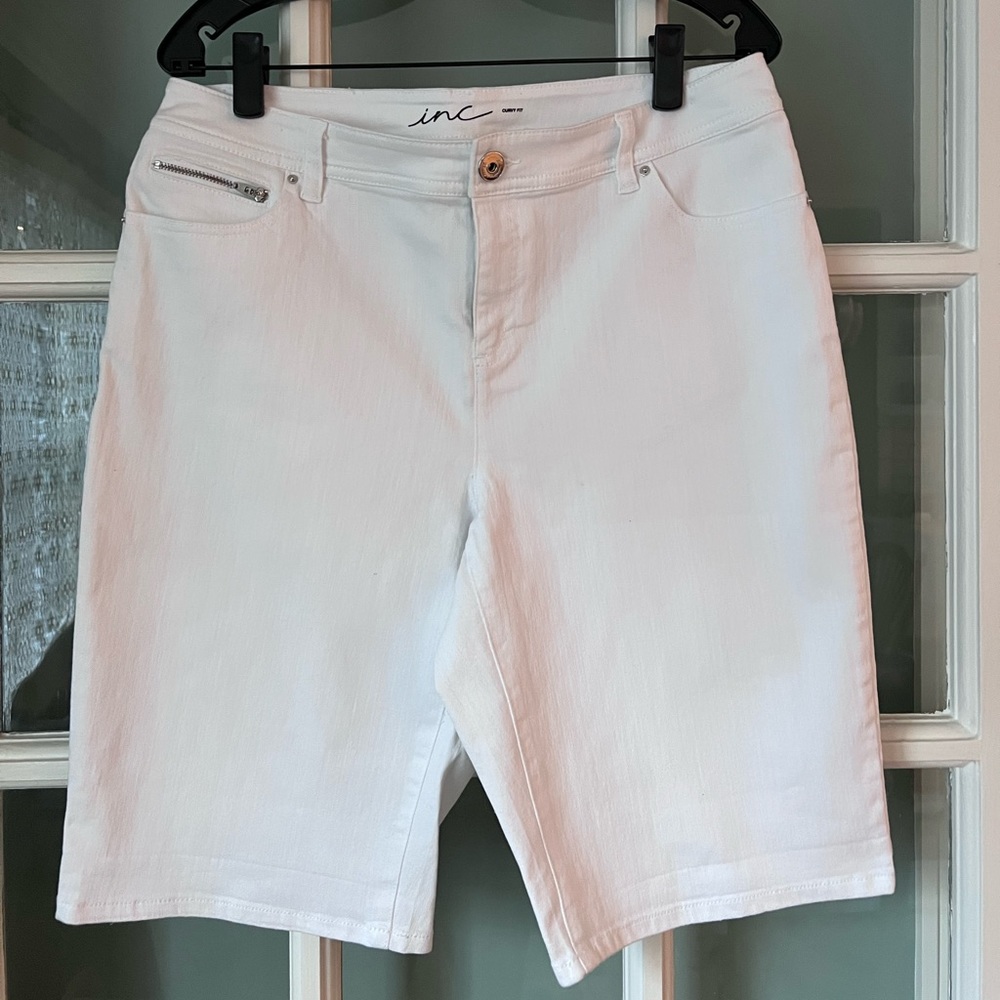 White Bermuda Shorts